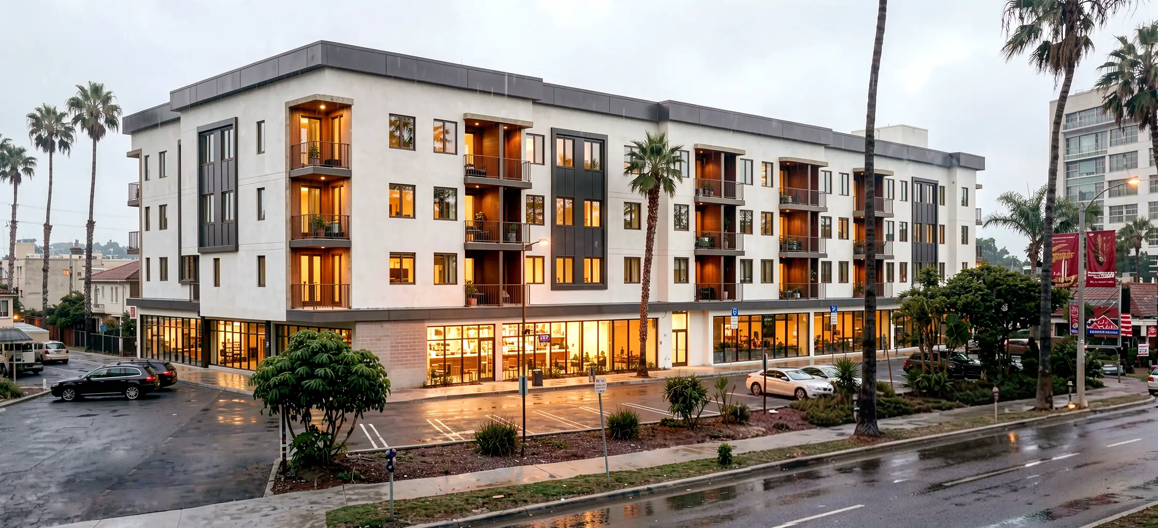 Mixed Used Apartment<br>210 Units