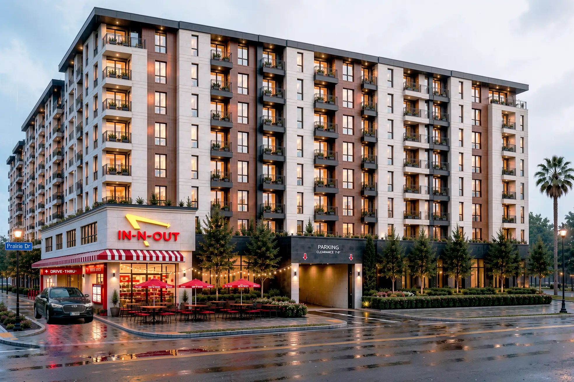 Mixed Use Apartmentg<br>300 Units